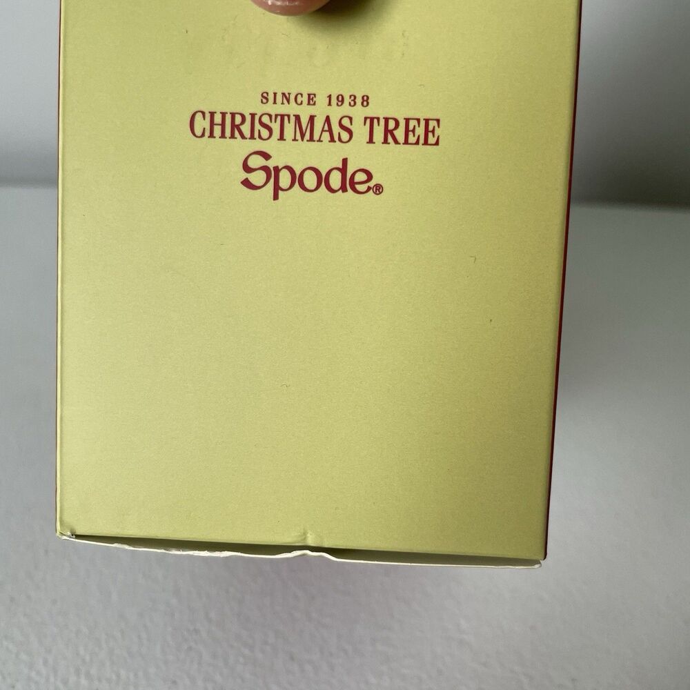 Spode Christmas Tree Truck Ornament Red Green Holiday Decoration New in Box - Picture 7 of 8
